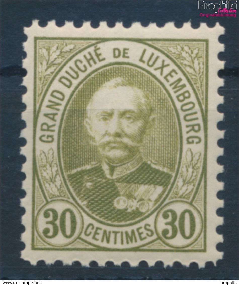 Luxemburg 61D Postfrisch 1891 Adolf (10362800 - 1891 Adolphe De Face