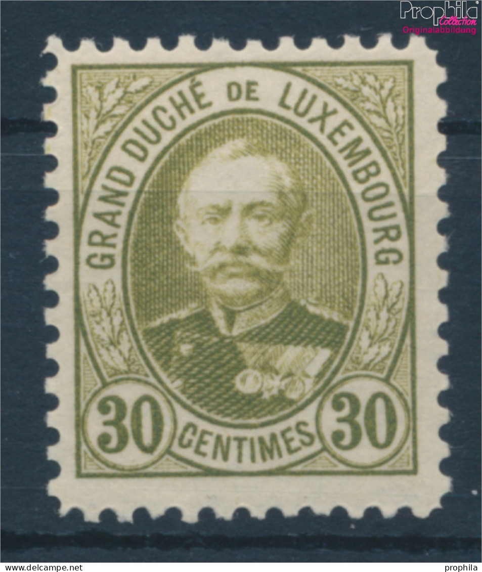 Luxemburg 61D Postfrisch 1891 Adolf (10363310 - 1891 Adolphe Voorzijde