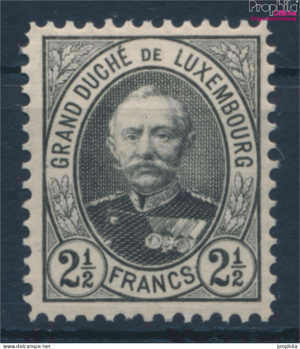 Luxemburg 65B Postfrisch 1891 Adolf (10362793 - 1891 Adolphe Front Side