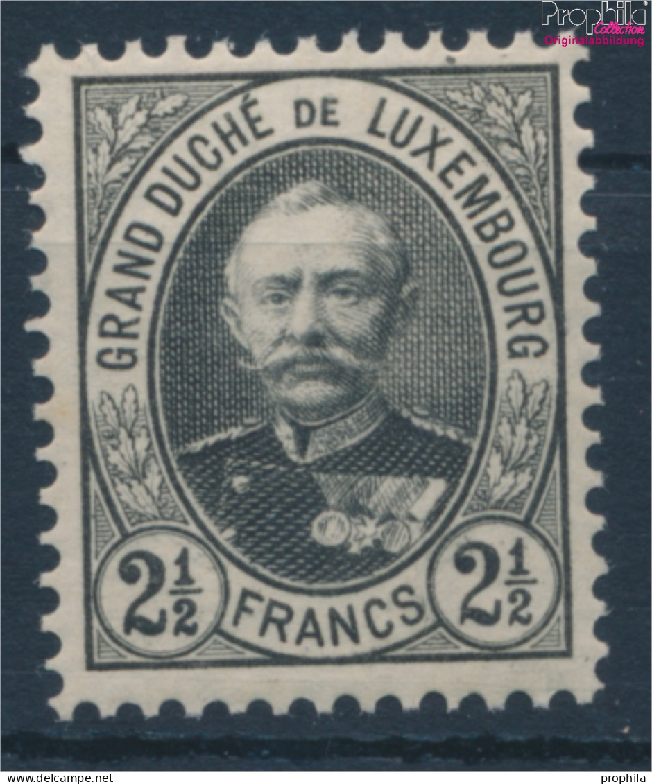 Luxemburg 65B Postfrisch 1891 Adolf (10362795 - 1891 Adolphe Front Side