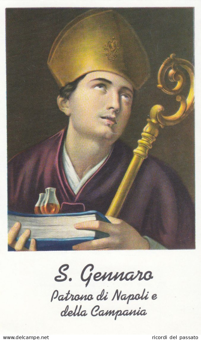 Santino S.gennaro - Patrono Di Napoli - Devotion Images