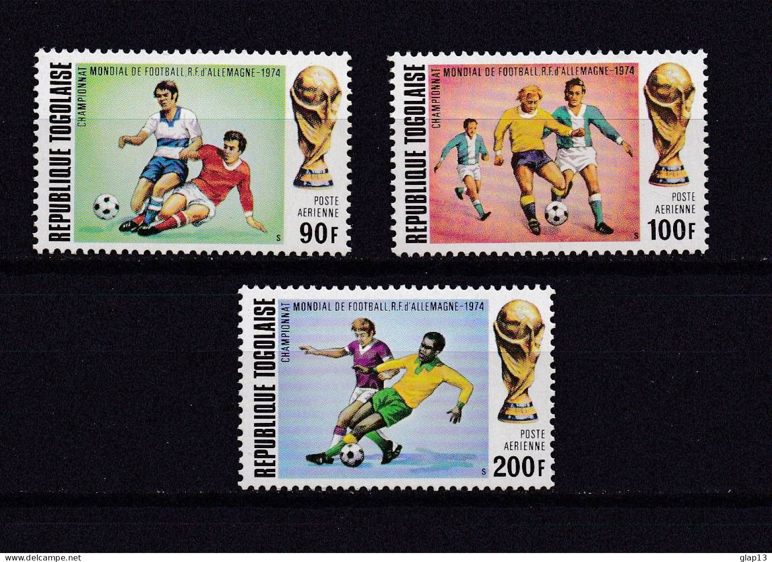 TOGO 1974 PA N°216/18 NEUF** FOOTBALL - Togo (1960-...)