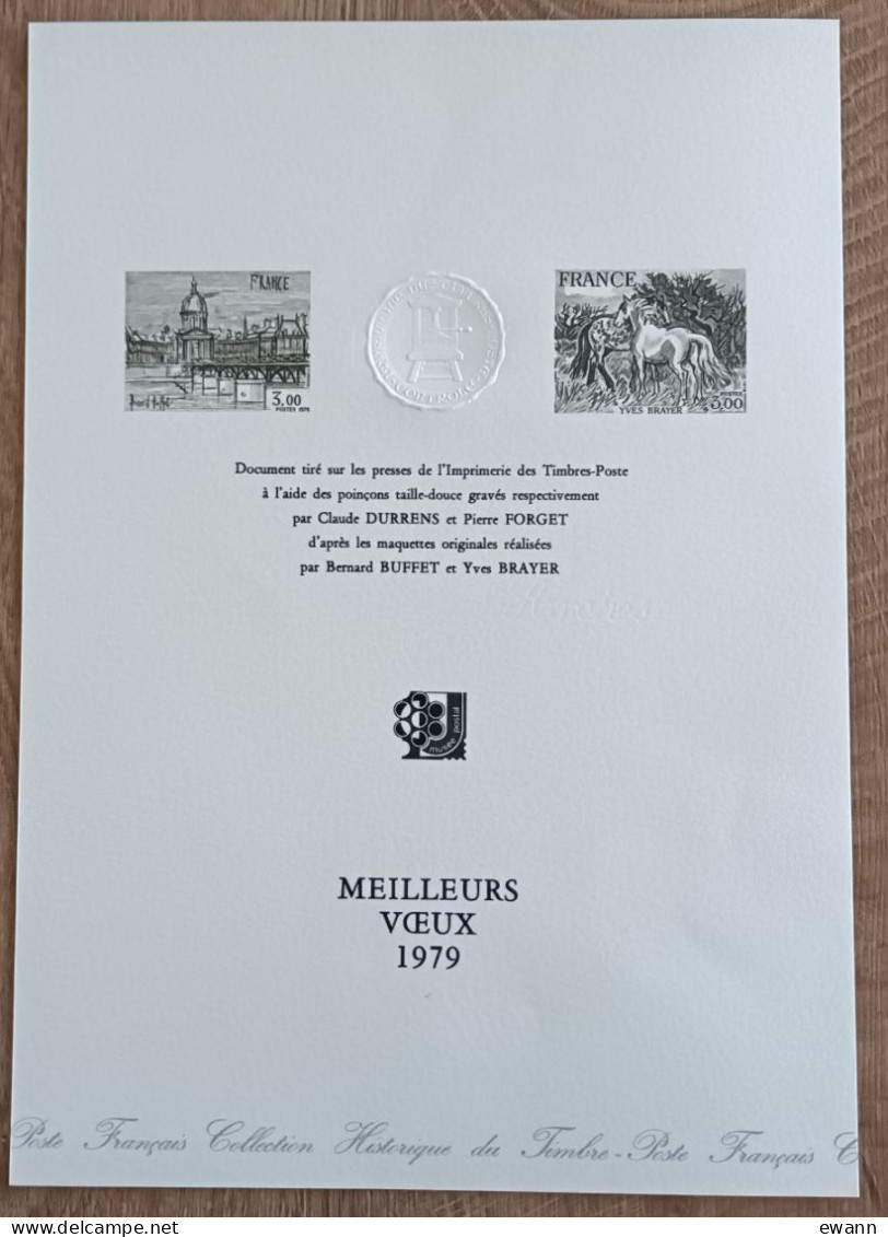 Collection Historique - MEILLEURS VOEUX 1979 - 1970-1979