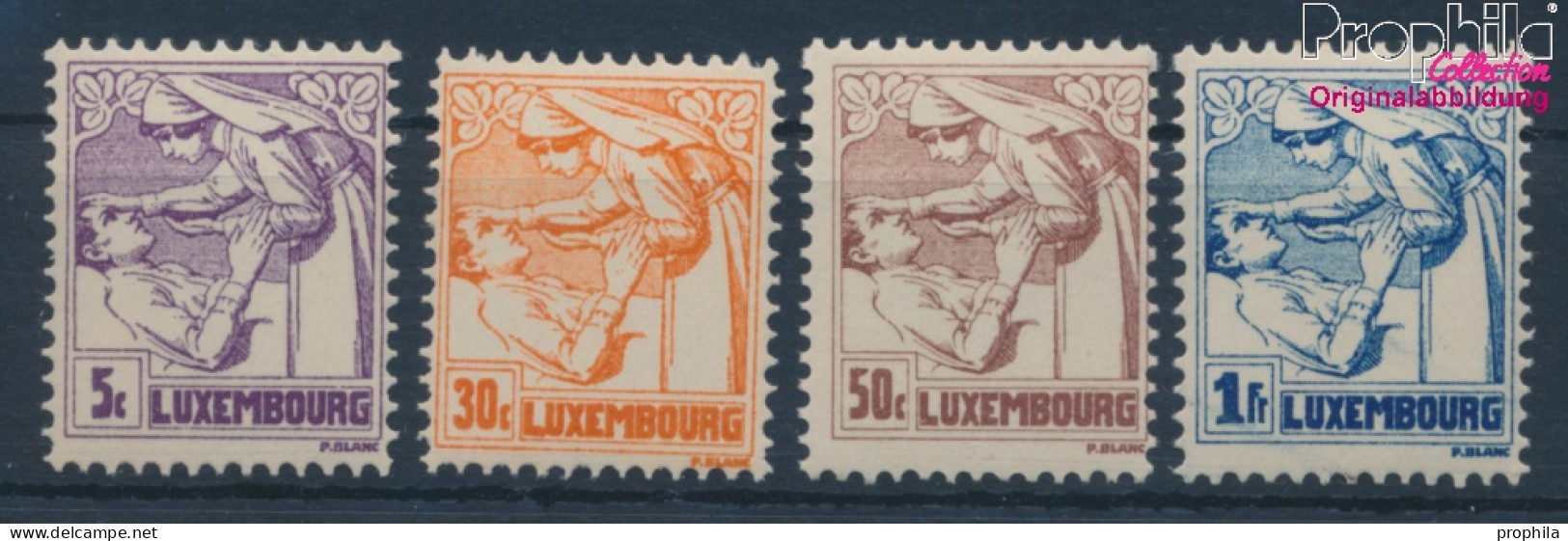 Luxemburg 157-160 (kompl.Ausg.) Postfrisch 1925 Tuberkulose (10362785 - Neufs