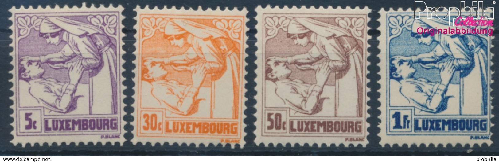 Luxemburg 157-160 (kompl.Ausg.) Postfrisch 1925 Tuberkulose (10363339 - Ongebruikt