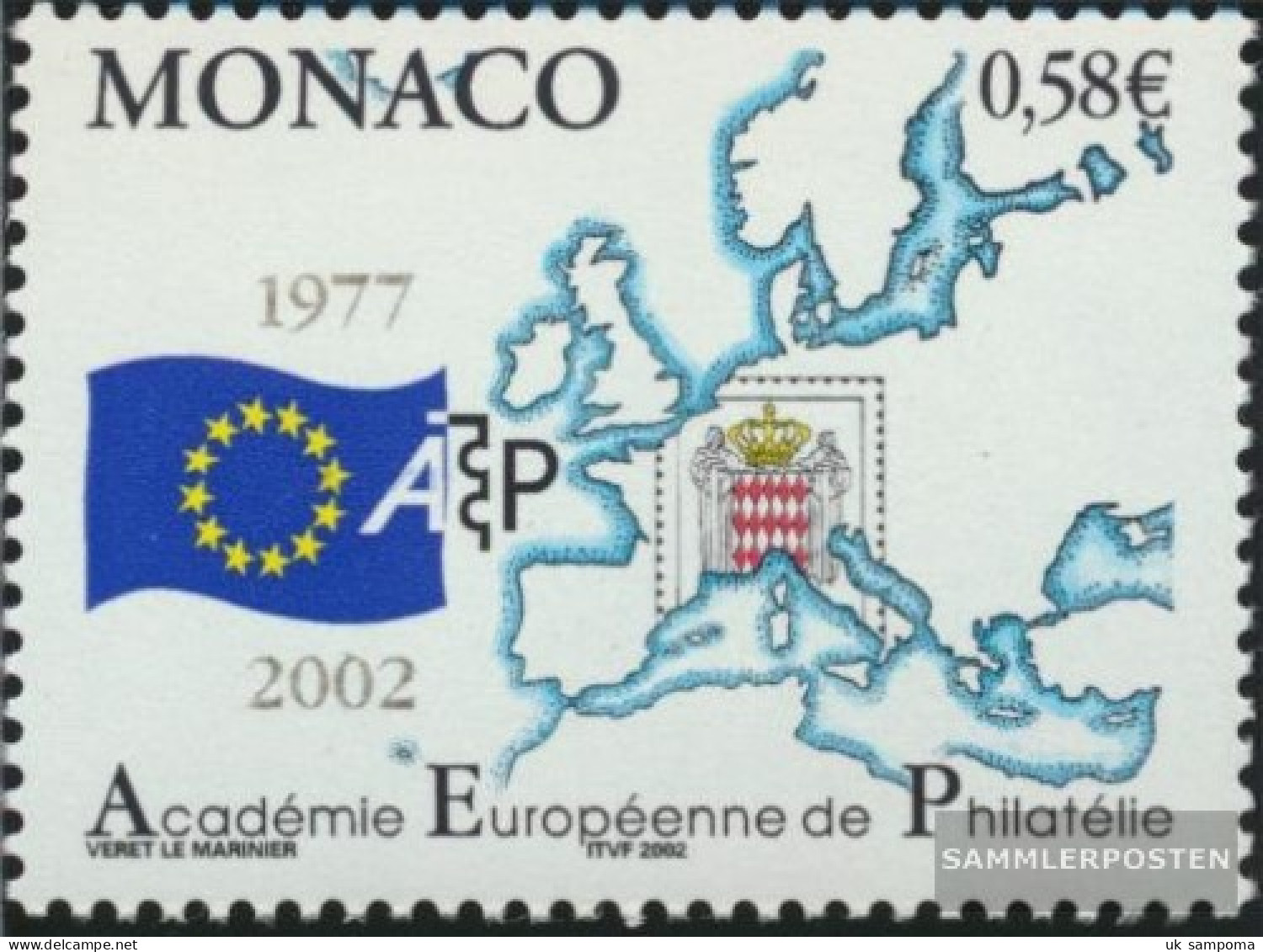 Monaco 2598 (complete Issue) Unmounted Mint / Never Hinged 2002 Academy For Philately - Unused Stamps