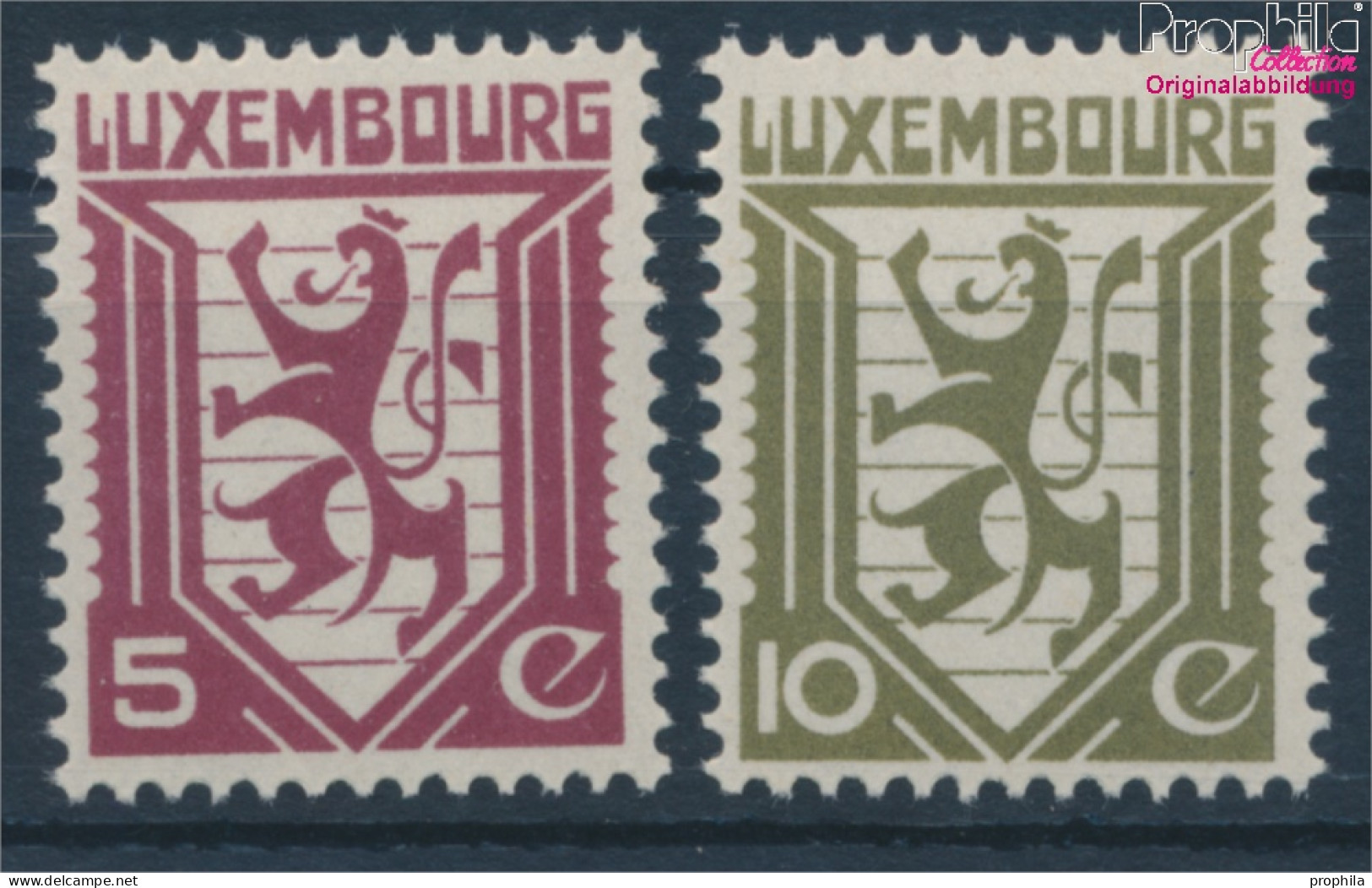 Luxemburg 232-233 (kompl.Ausg.) Postfrisch 1930 Löwe (10363344 - Ongebruikt