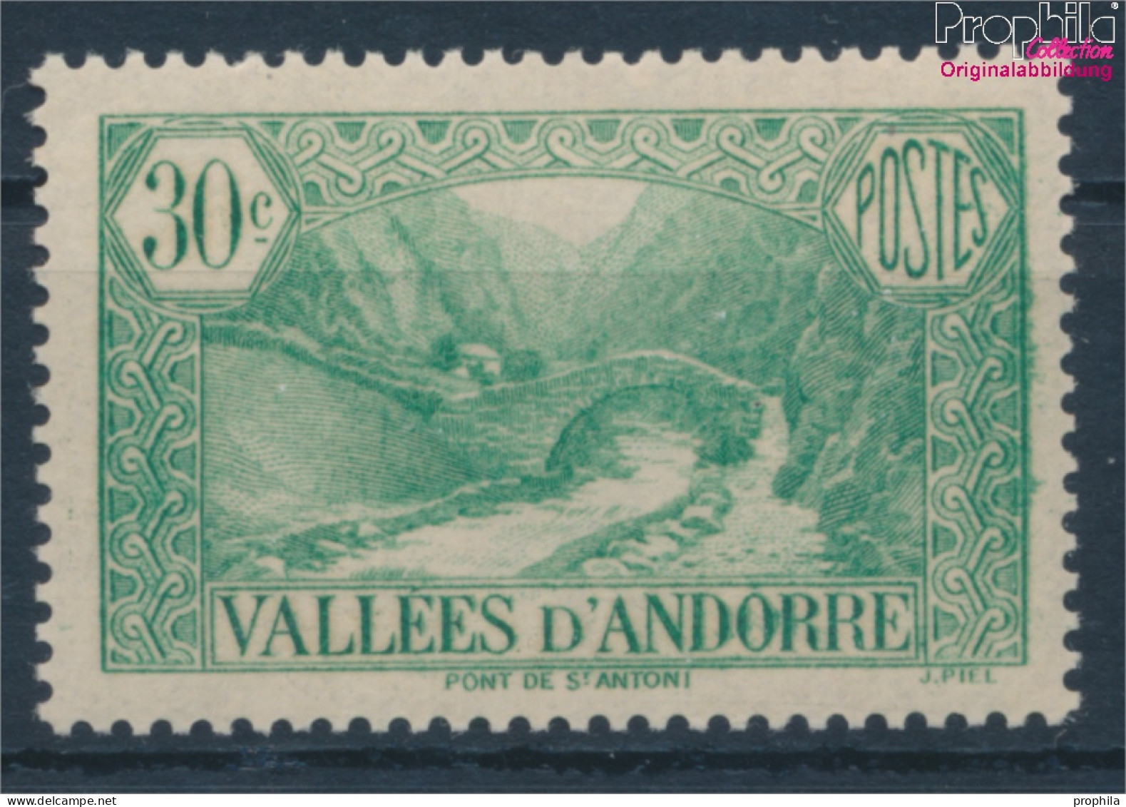 Andorra - Französische Post 32 Mit Falz 1932 Landschaften (10363030 - Unused Stamps