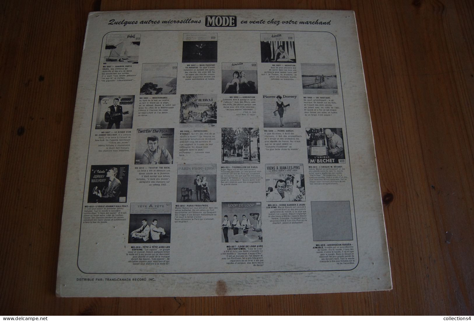 JOHNNY HALLYDAY TWISTIN THE ROCK RARE LP CANADIEN 1962   VARIANTE - Rock