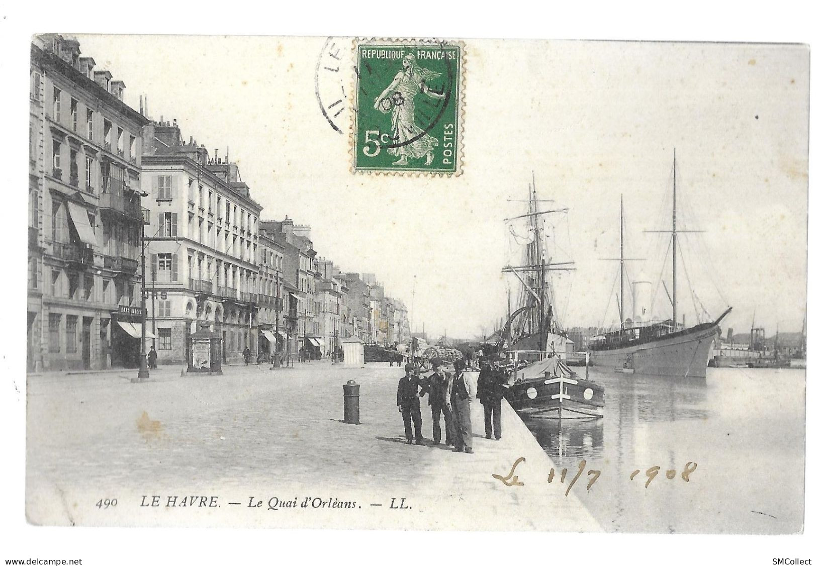 Le Havre, Le Quai D'Orléans (A5p34) - Harbour