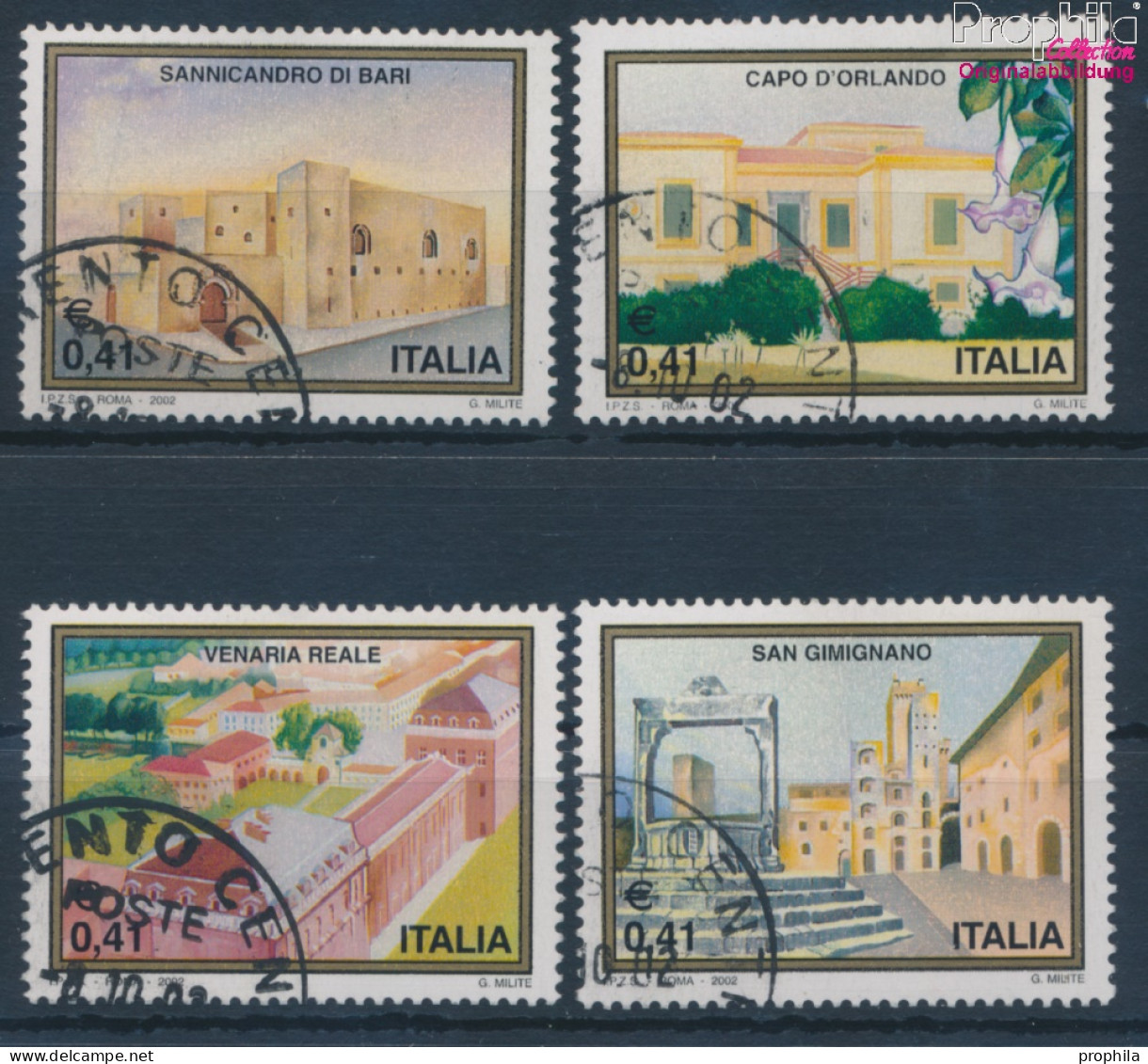 Italien 2834-2837 (kompl.Ausg.) Gestempelt 2002 Tourismus (10355501 - 2001-10: Used