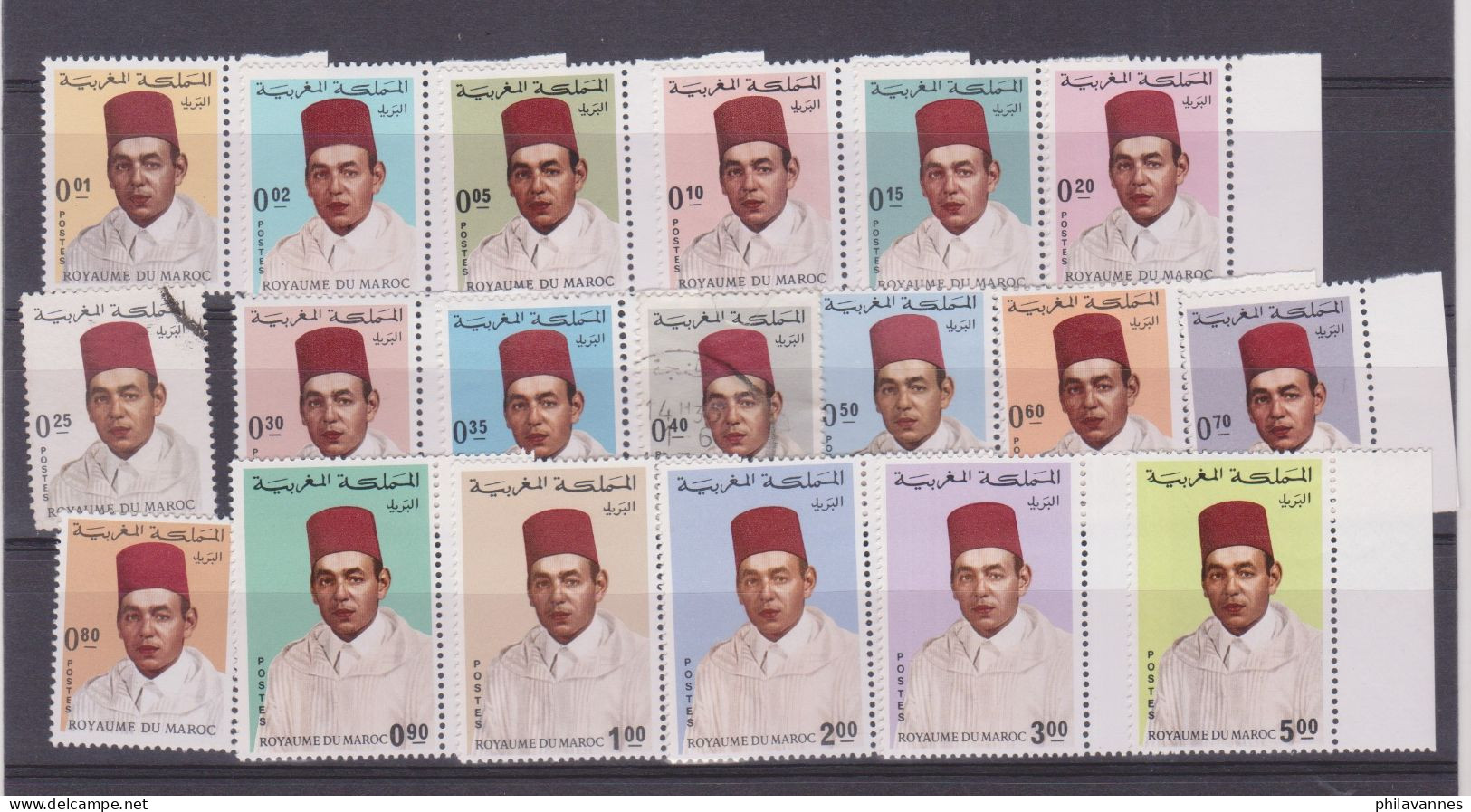 MAROC, N°534 à 552, Neuf** Sauf 540+543 Obli ,cote  39,60€ ( Maroc/028) - Marokko (1956-...)