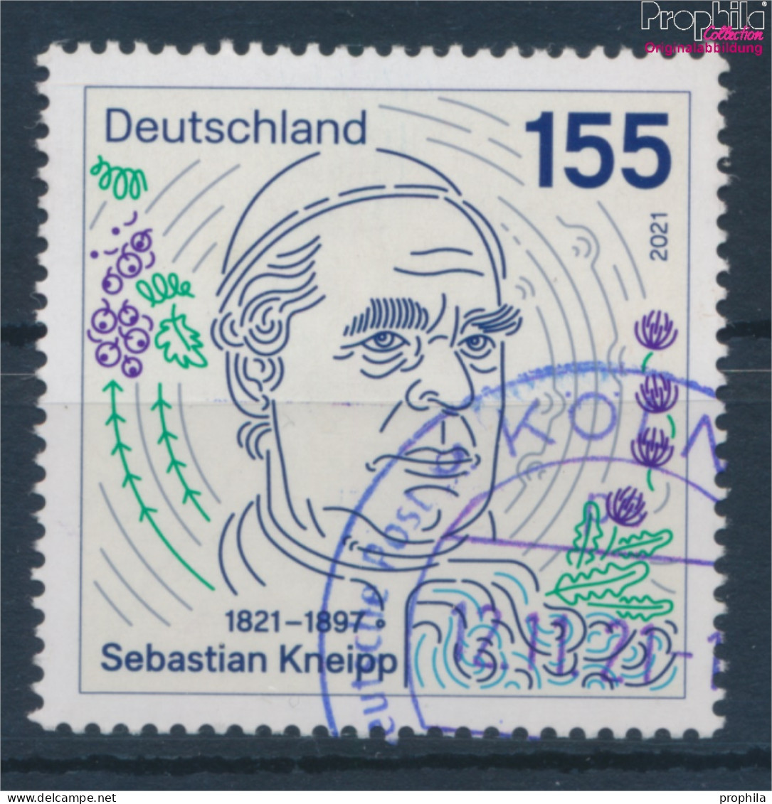 BRD 3598 (kompl.Ausg.) Gestempelt 2021 Sebastian Kneipp (10351939 - Used Stamps