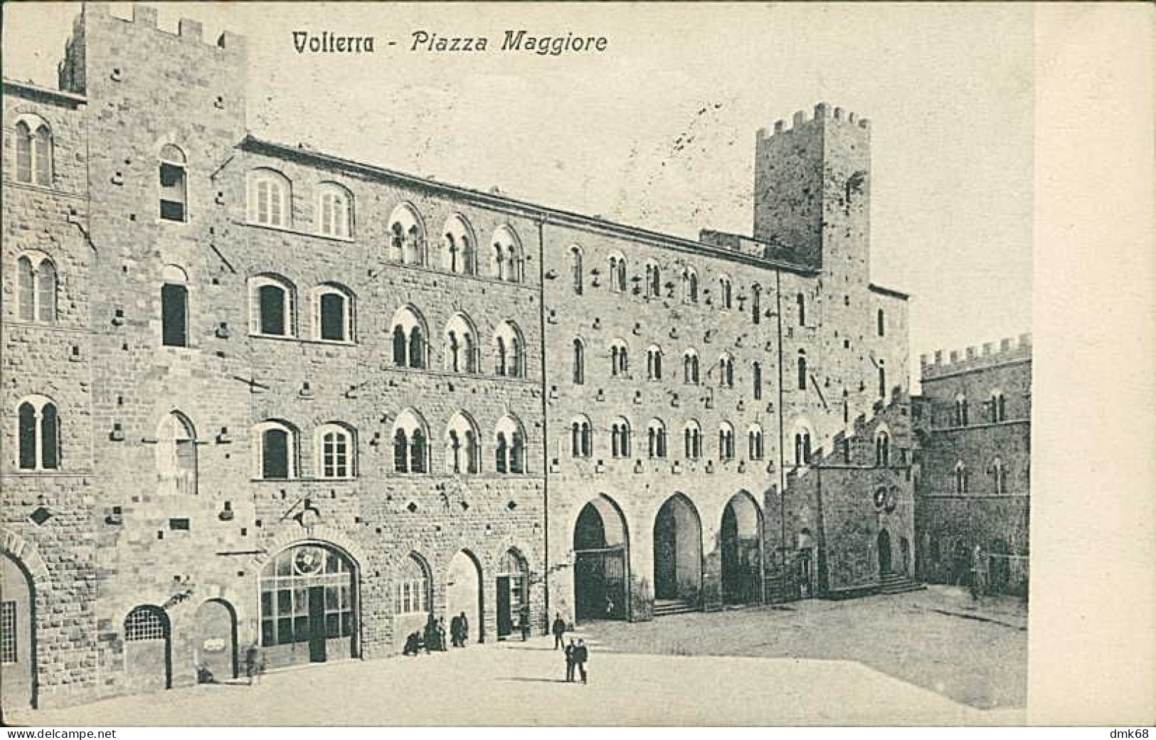 VOLTERRA ( PISA ) PIAZZA MAGGIORE - SPEDITA 1908 (20499) - Pisa