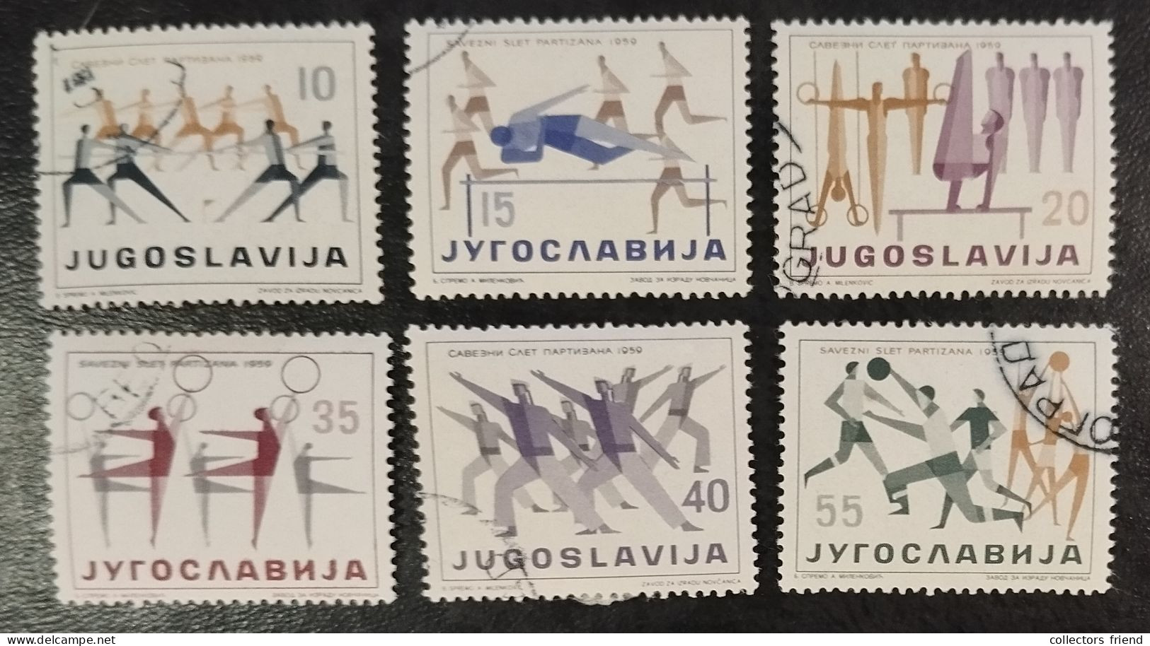 Yugoslavia JUGOSLAVIJA - 1959 - 6 Stamps - Used - Andere & Zonder Classificatie