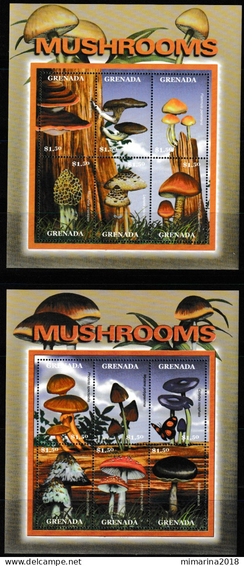 GRENADA  2000  MNH  "MUSHROOMS" - Paddestoelen
