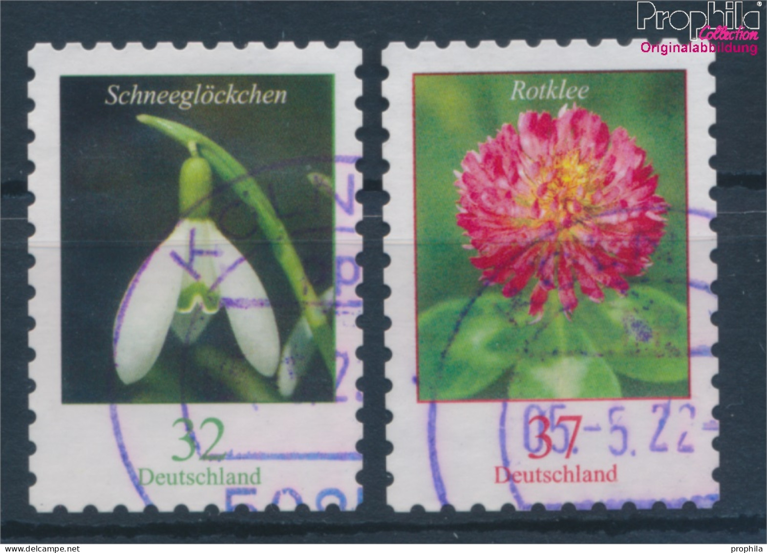BRD 3662-3663 (kompl.Ausg.) Selbstklebende Ausgabe Gestempelt 2022 Freimarken: Blumen (10351914 - Oblitérés