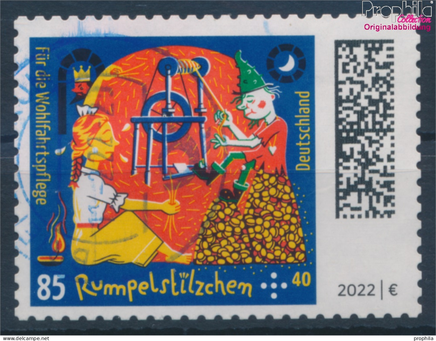 BRD 3669 (kompl.Ausg.) Selbstklebende Ausgabe Gestempelt 2022 Rumpelstilzchen (10351912 - Used Stamps