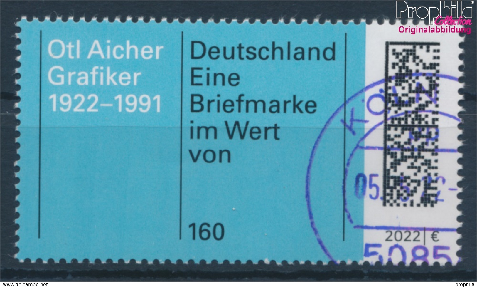 BRD 3688 (kompl.Ausg.) Gestempelt 2022 Otto Oti Aicher (10351908 - Used Stamps