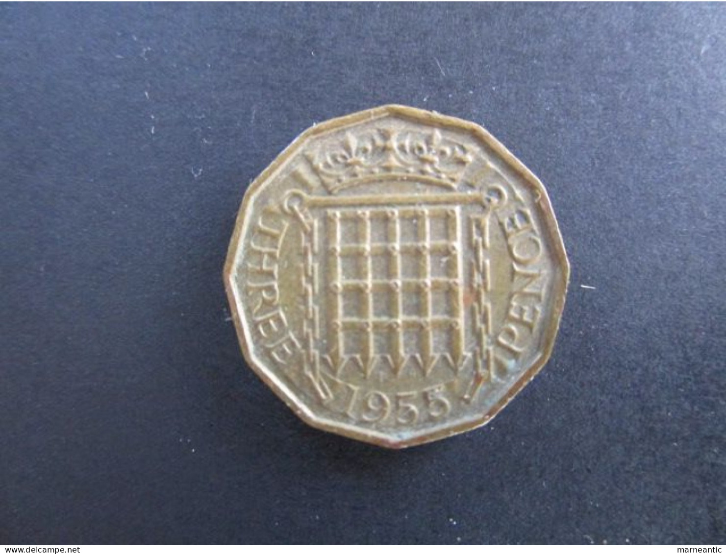 GRANDE BRETAGNE - 3 Pence 1955 - Elizabeth II - Autres & Non Classés