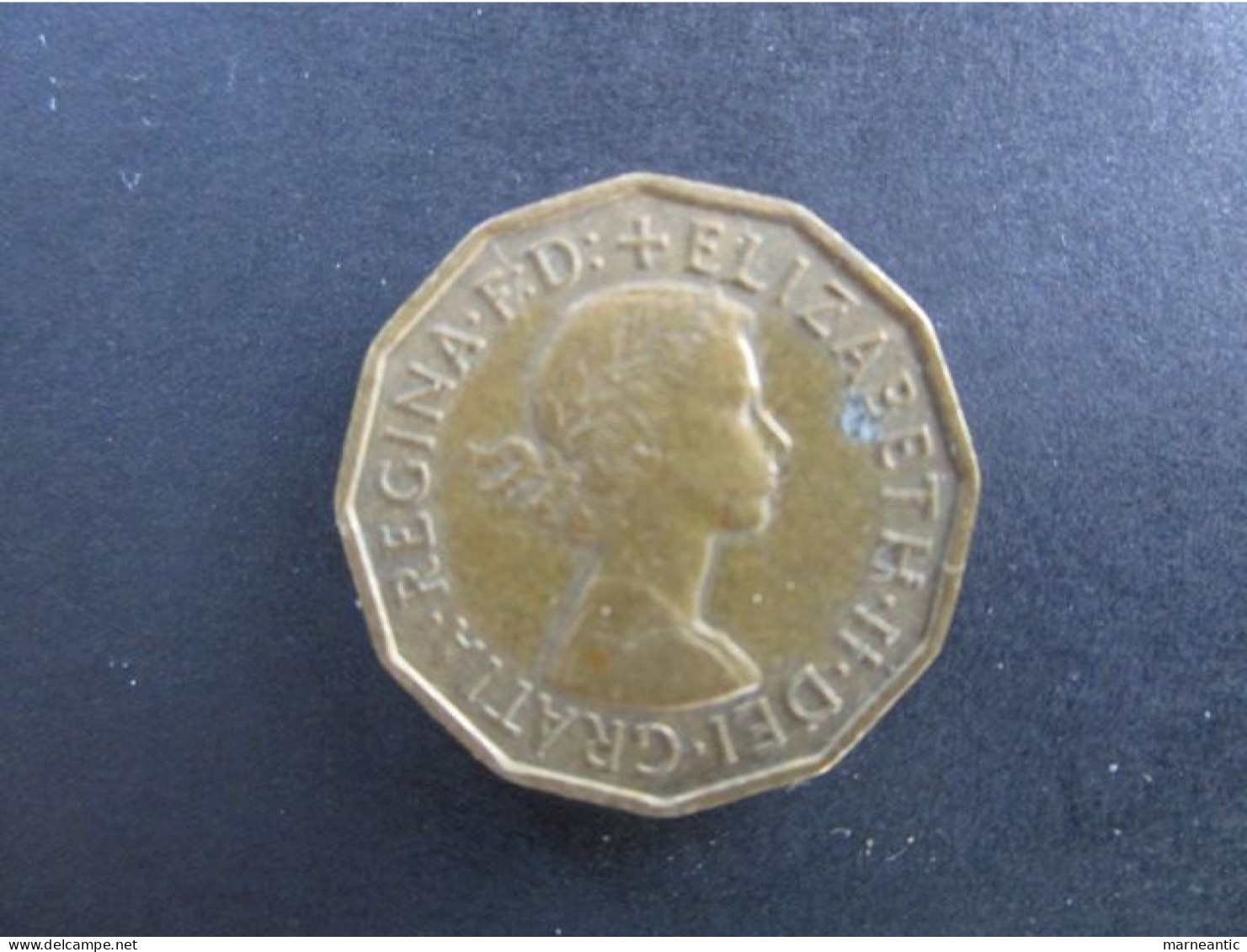 GRANDE BRETAGNE - 3 Pence 1955 - Elizabeth II - Otros & Sin Clasificación