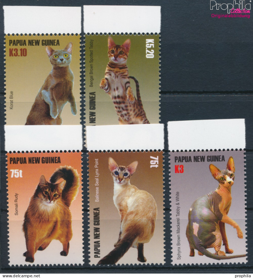 Papua-Neuguinea 1156-1160 (kompl.Ausg.) Postfrisch 2005 Katzen (10348016 - Papouasie-Nouvelle-Guinée