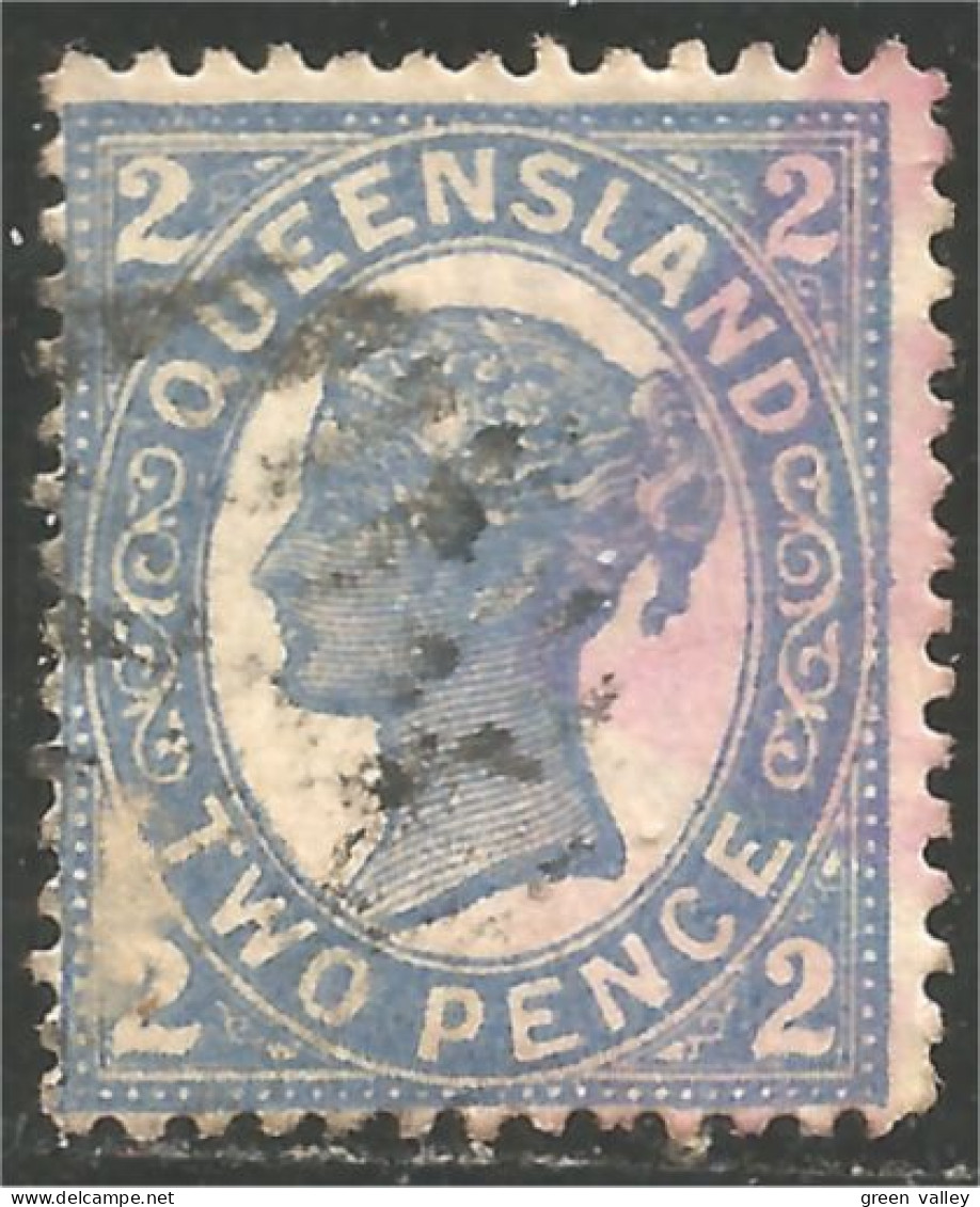 752 Queensland TWO PENCE (QUE-14) - Gebruikt