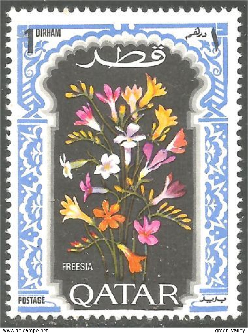 750 Qatar United Nations Unies Fleur Flowers Blume Freesia MNH ** Neuf SC (QAT-92) - Autres & Non Classés