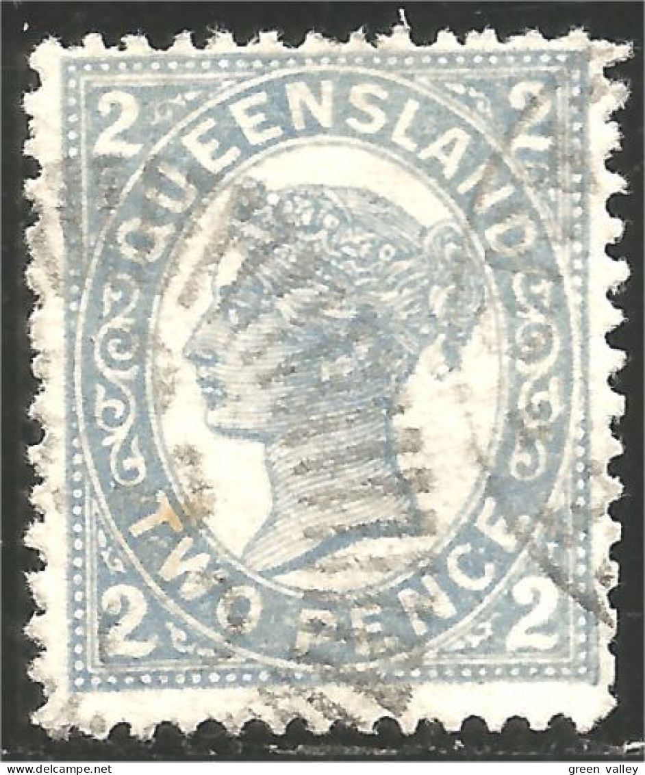 752 Queensland TWO PENCE (QUE-12) - Usati