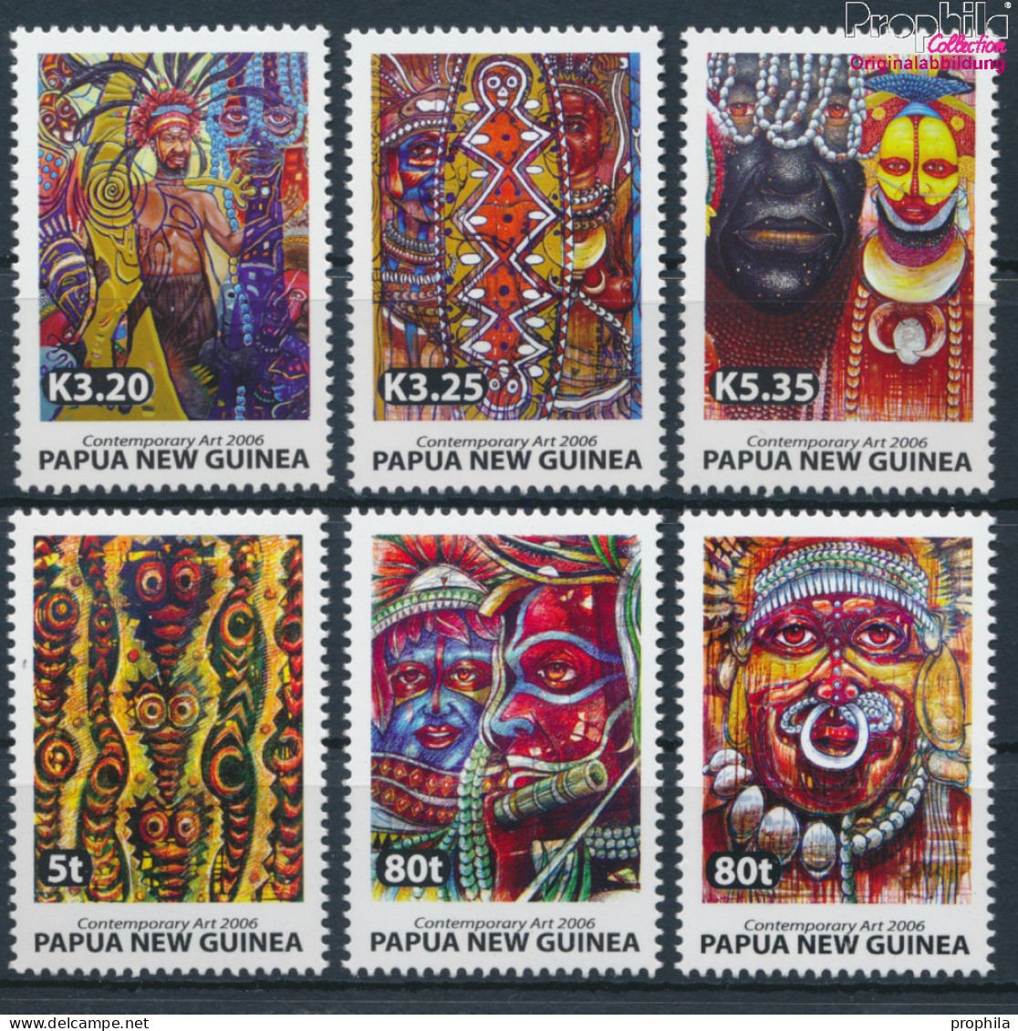 Papua-Neuguinea 1180-1185 (kompl.Ausg.) Postfrisch 2006 Kunst (10348019 - Papua New Guinea