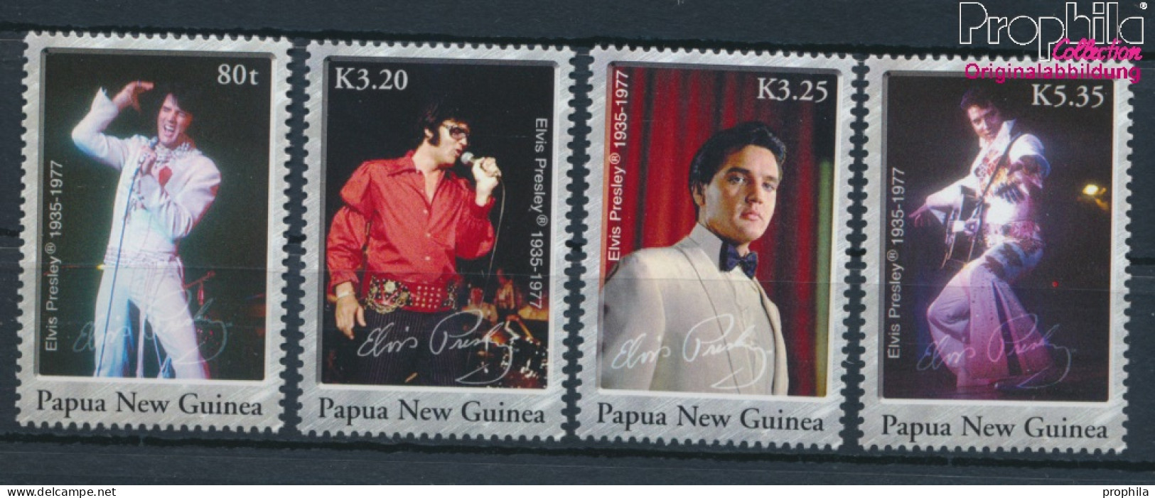 Papua-Neuguinea 1208-1211 (kompl.Ausg.) Postfrisch 2006 Elvis Presley (10348023 - Papouasie-Nouvelle-Guinée