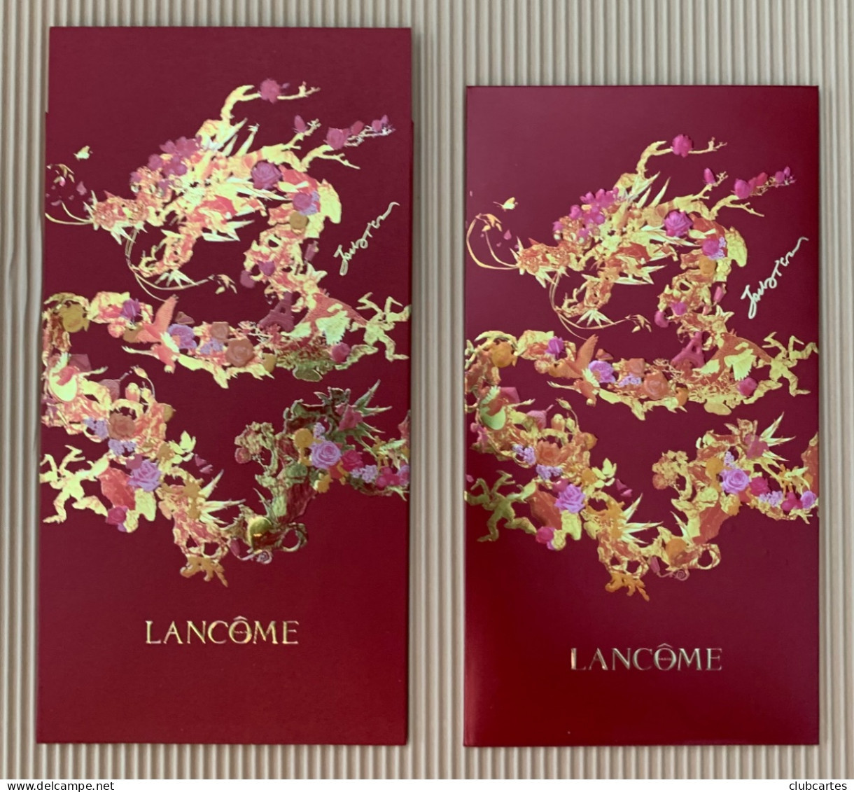 CC Chinese Lunar New Year "LANCOME'' (La Petite) Red Pockets RED CNY 2024 - Modern (ab 1961)