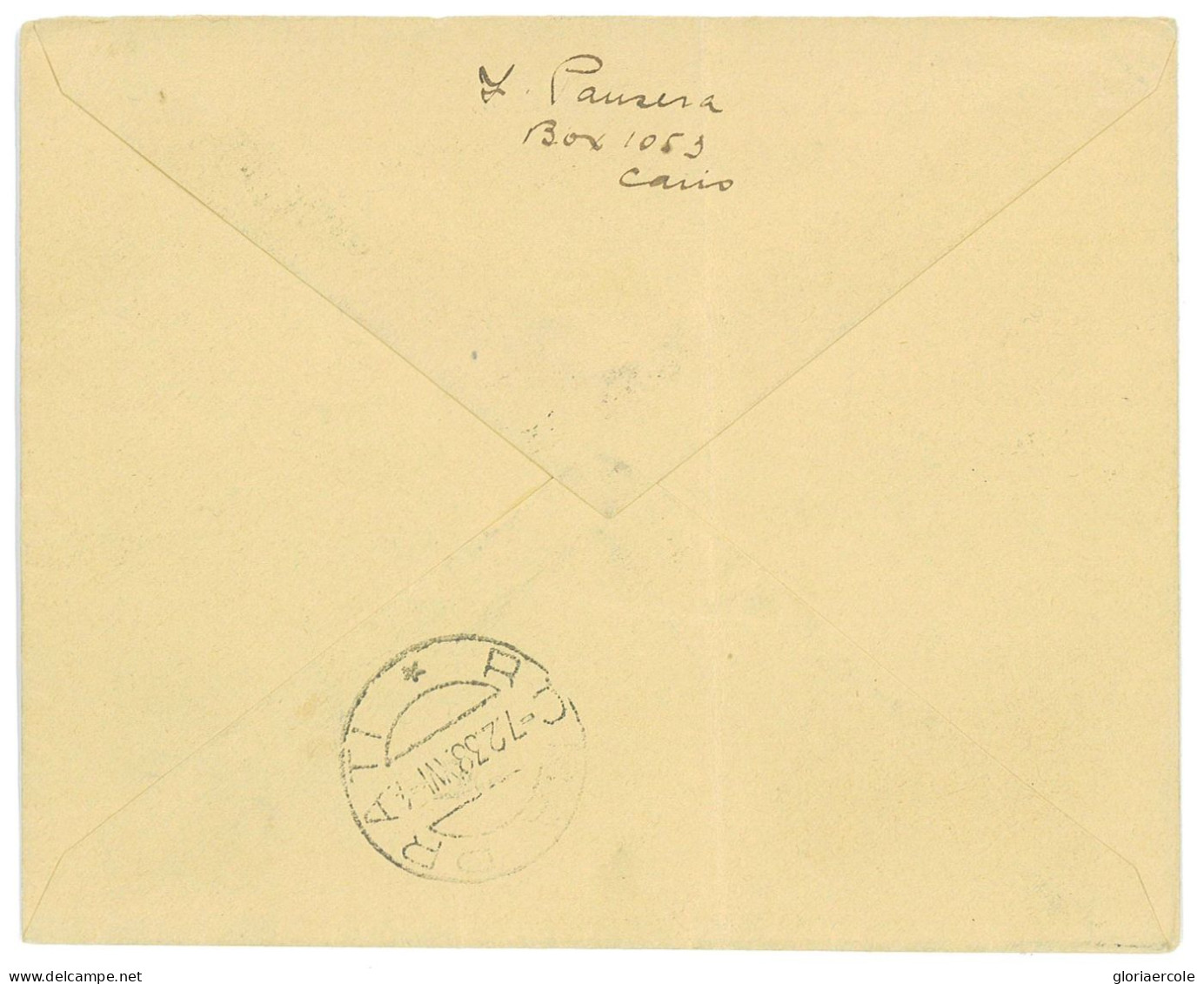 P2946 - EGYPT . 1938 WIRELESS CONGRESS 1938 FDC TO ITALY, REGISTRED - Brieven En Documenten