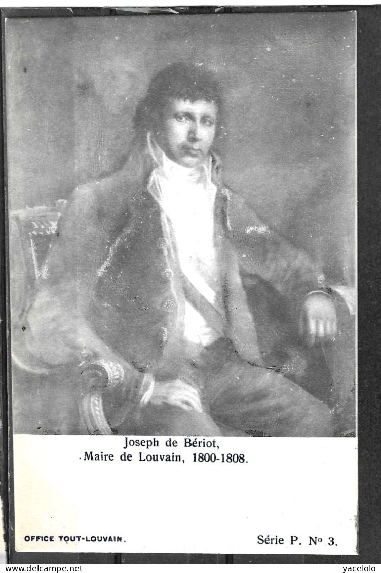 Joseph De Bériot / Maire De Louvain , 1800 - 1808 - Leuven