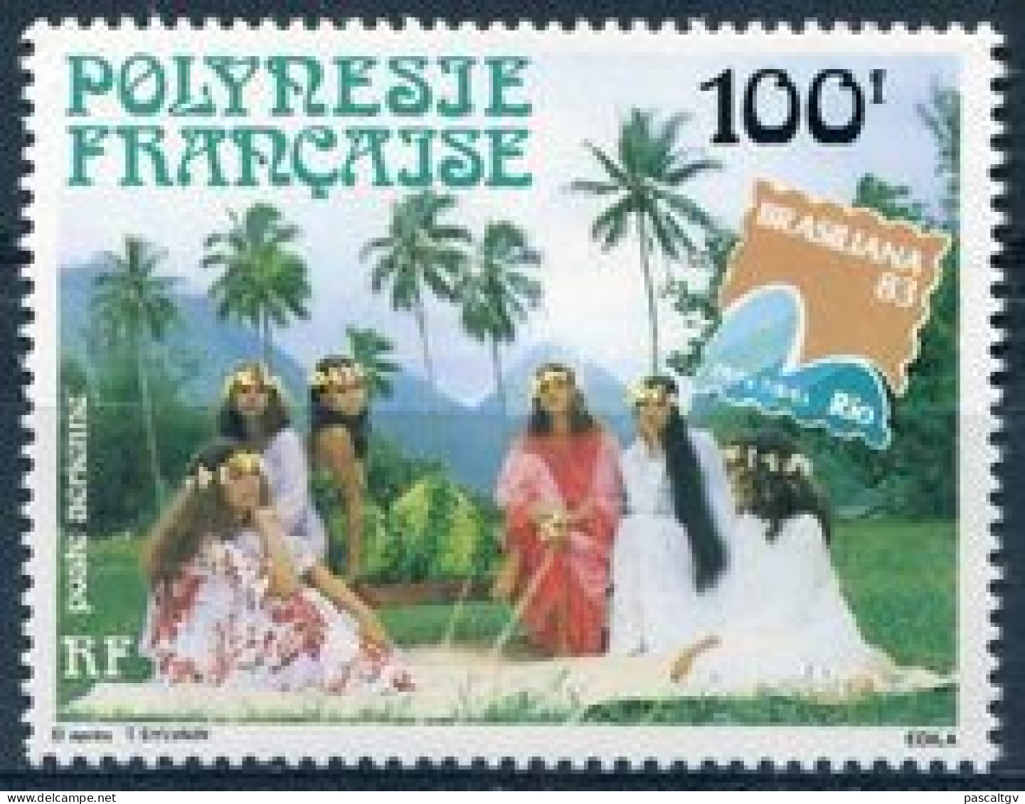 Polynésie Française - 1983 - PA N° 176 ** - - Unused Stamps