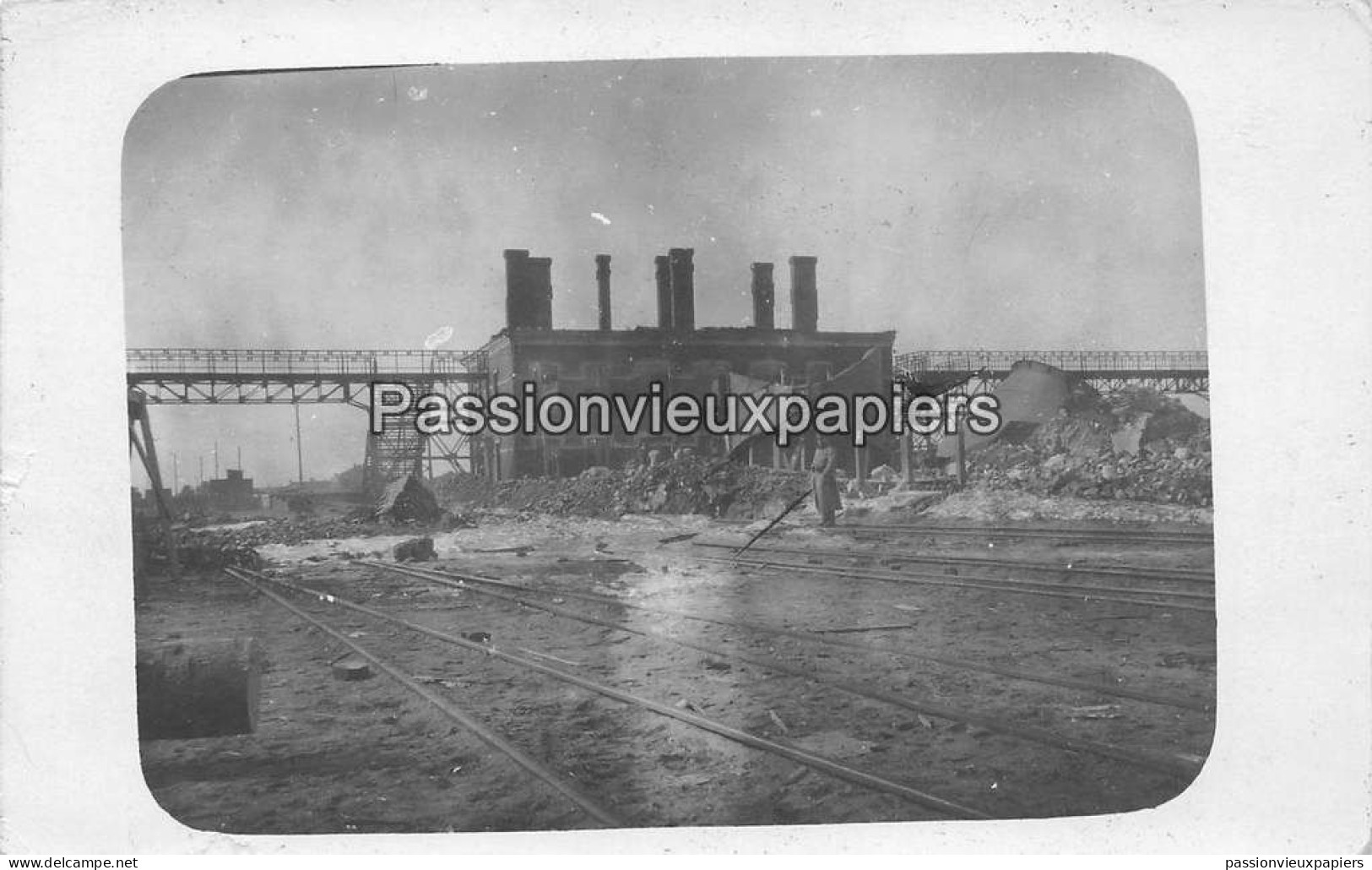 CARTE PHOTO ALLEMANDE BARANOWITSCHI  BARANAVITCHY   БАРАНАВІЧЫ  STATION 3 - Weißrussland