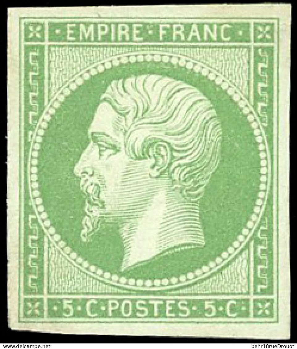 * 12a - 5c. Vert-jaune. Très Frais. TB. - 1853-1860 Napoléon III