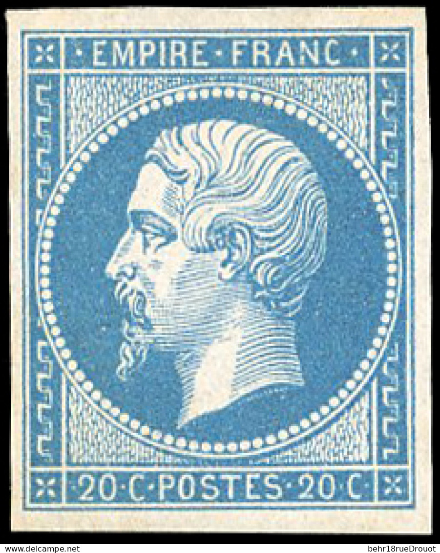 * 14B - 20c. Bleu. B. - 1853-1860 Napoleon III