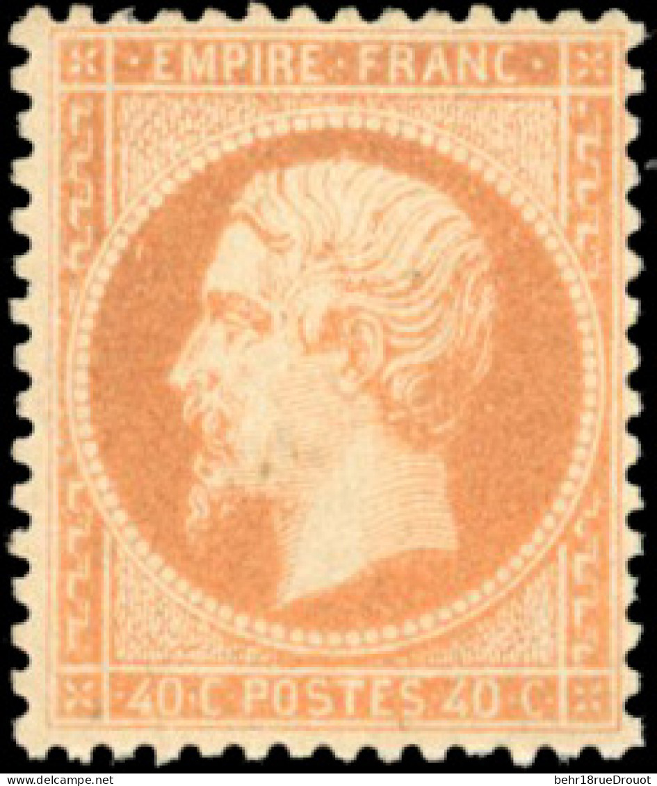 ** 23 - 40c. Orange. Bien Centré. SUP. - 1862 Napoléon III