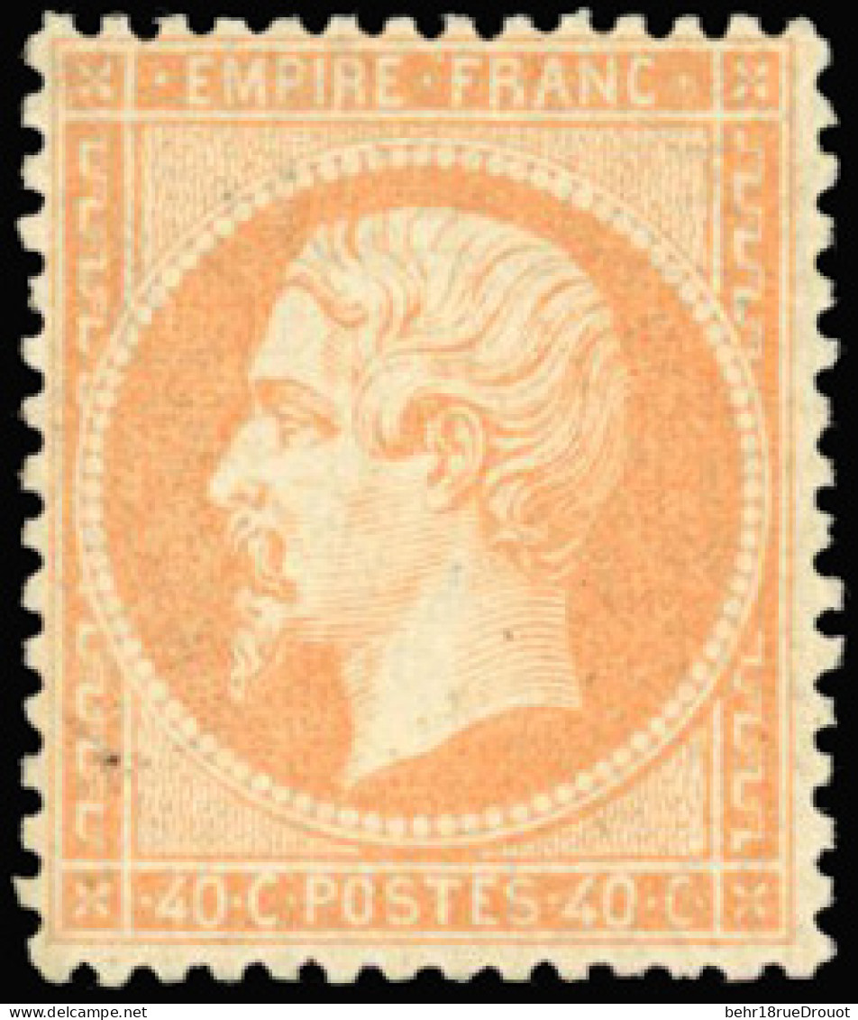 * 23 - 40c. Orange. SUP. - 1862 Napoleon III