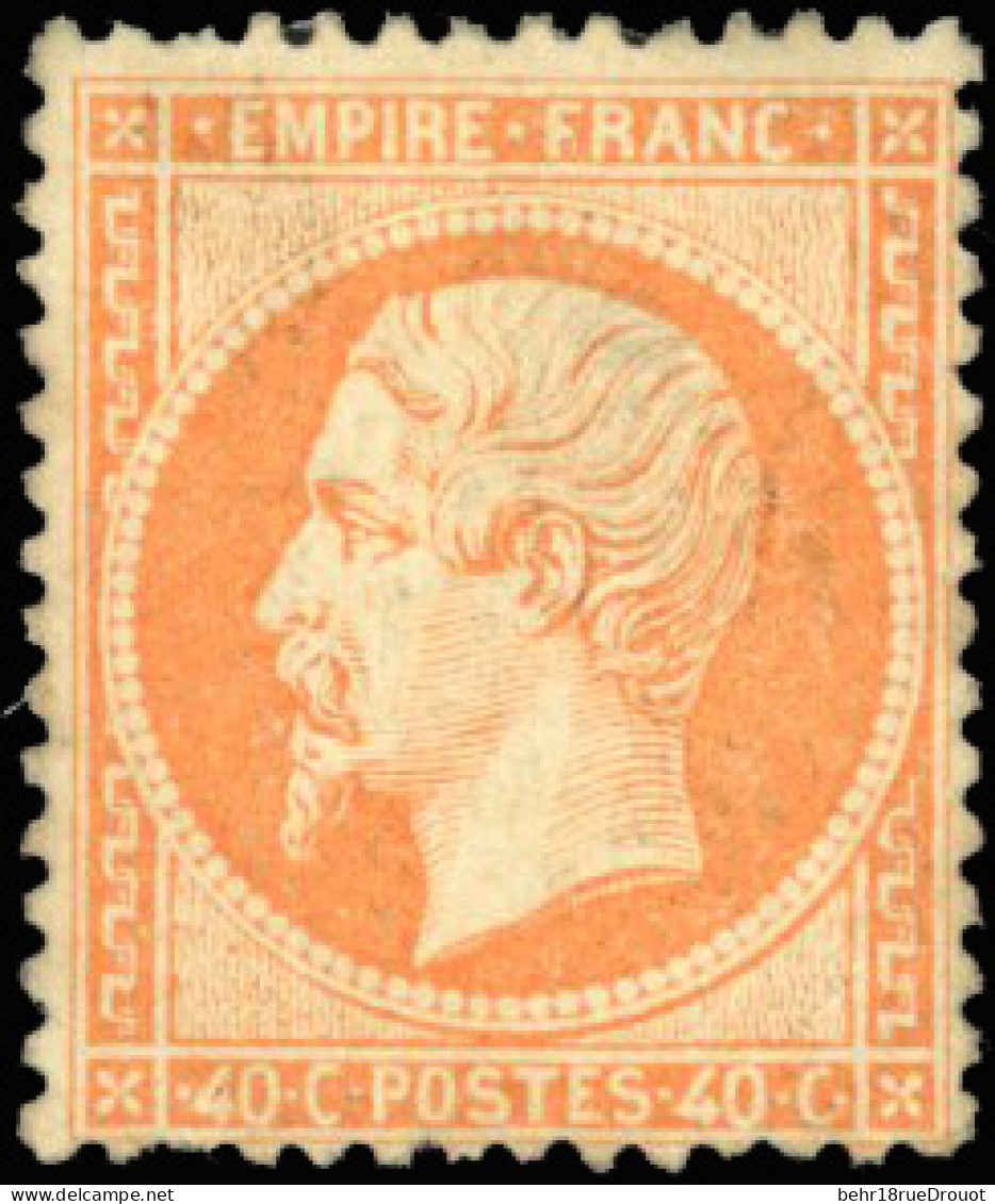 * 23 - 40c. Orange. Très Frais Mais Gomme Altérée. B. - 1862 Napoléon III