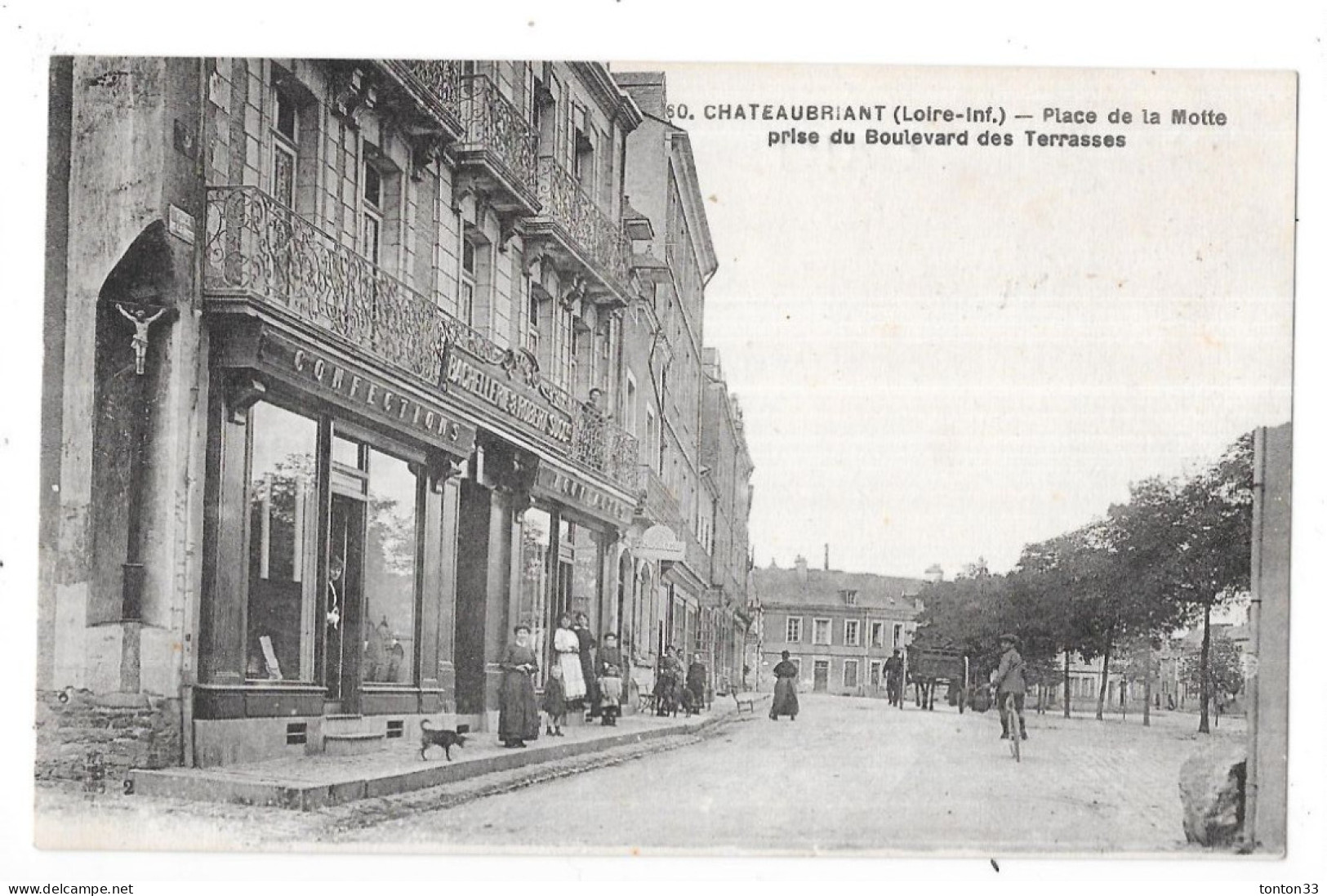 CHATEAUBRIANT - 44 - Place De La Motte Prise Du Boulevard Des Terrasses - TOUL 5 - - Châteaubriant