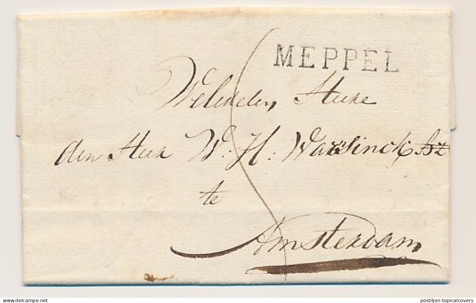 Steenwijk - MEPPEL - Amsterdam 1824 - ...-1852 Prephilately