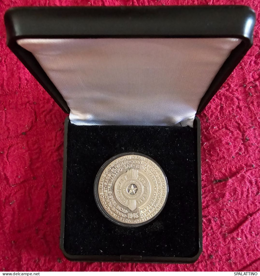 FK PARTIZAN-  MEDAL IN A CAPSULE AND BOX, RARE! - Apparel, Souvenirs & Other