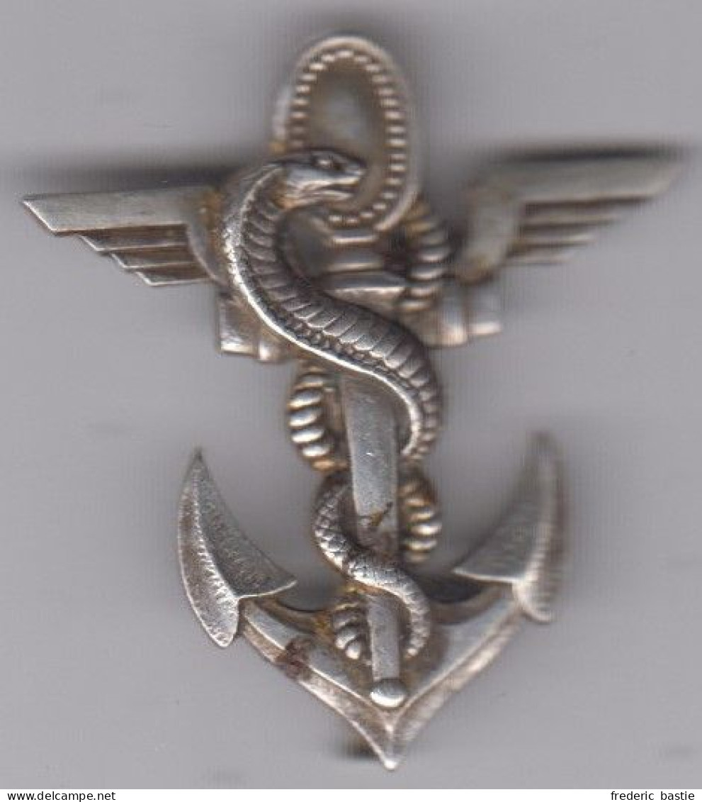 Corps De Santé Colonial  - Insigne Drago H563 En ARGENT - Services Médicaux