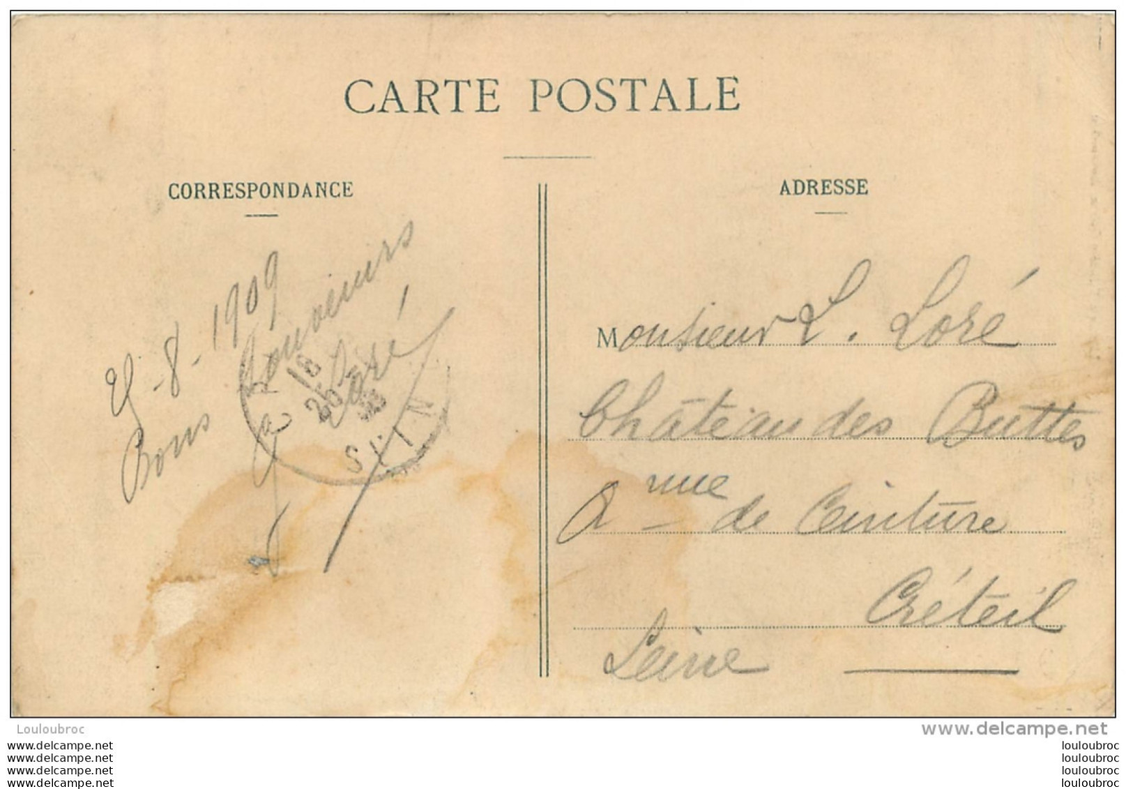 MONOPLAN ANTOINETTE  EN PLEIN VOL CAMP DE CHALONS - ....-1914: Précurseurs