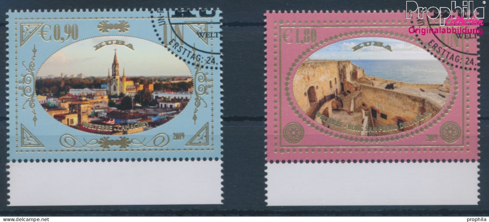 UNO - Wien 1070-1071 (kompl.Ausg.) Gestempelt 2019 UNESCO Welterbe Kuba (10357227 - Used Stamps
