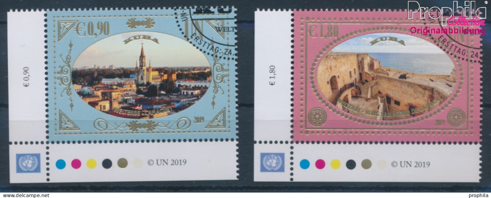 UNO - Wien 1070-1071 (kompl.Ausg.) Gestempelt 2019 UNESCO Welterbe Kuba (10357229 - Used Stamps