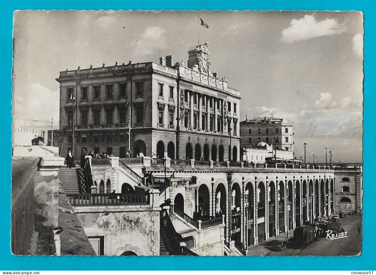 ALGER- Palais Consulaire Et Boulevard  De  France - Alger