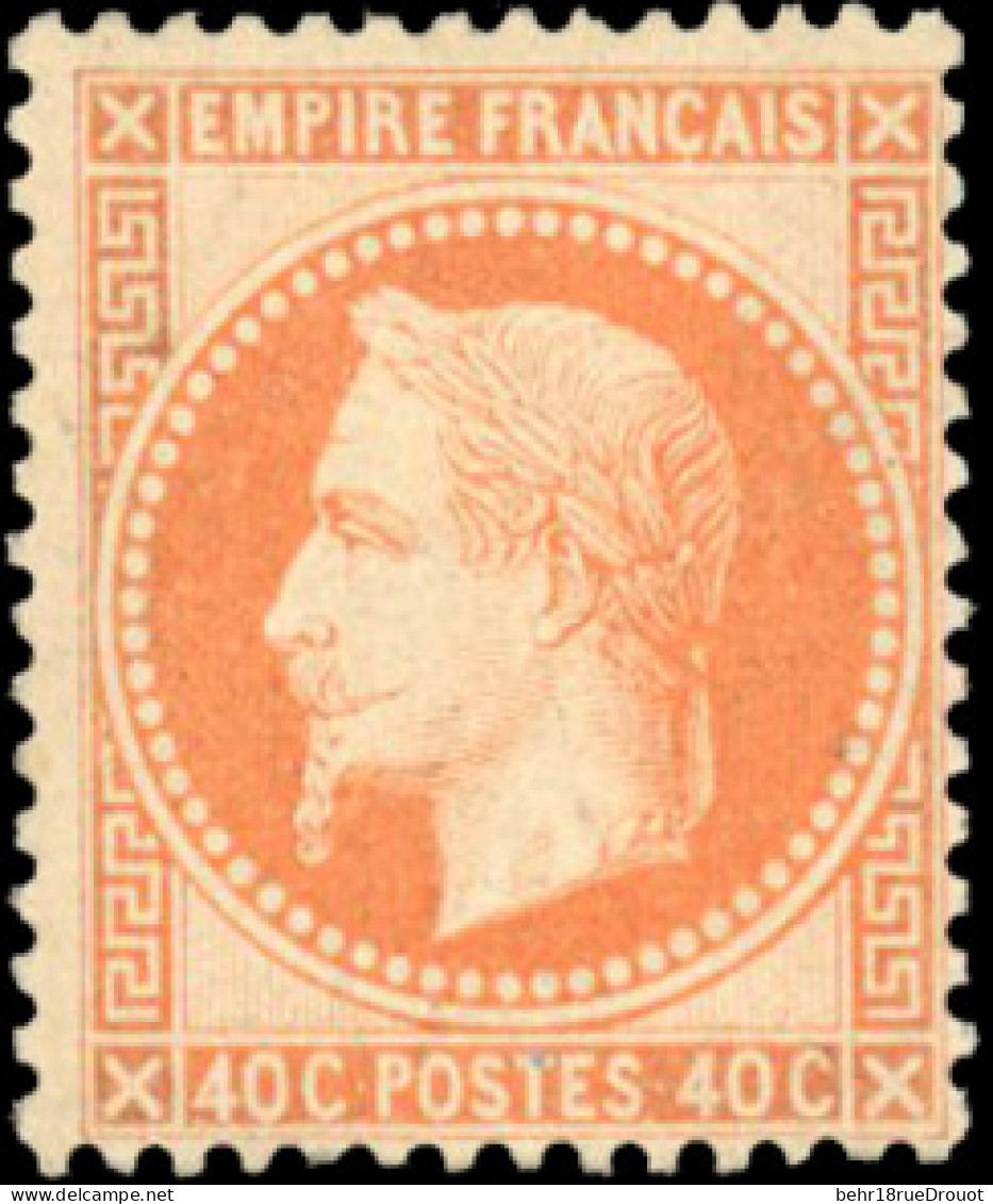 (*) 31 - 40c. Orange. Couleur Exceptionnelle. TB. - 1863-1870 Napoléon III Lauré
